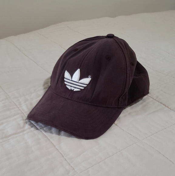 Brown Baseball Cap Adidas Size Medium Hat - Picture 1 of 7